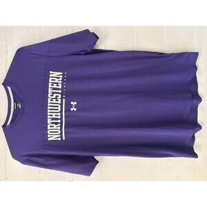 Under Armour Northwestern Wildcats purple stretch t-shirt M